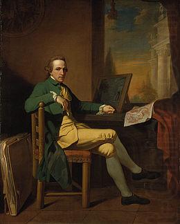 David Allan Self portrait of David Allan, 1770.